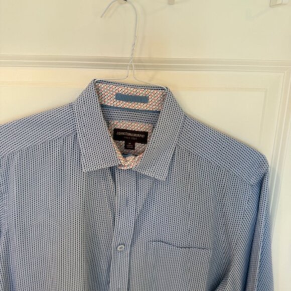 Lot of 4 Johnston & Murphy Printed Cotton Shirts (M) - Picture 15 of 16